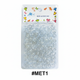 Murry Collection Jumbo Clear Hair Beads Hair Accessory #MET1