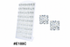 Large Clear Square Princess-Cut CZ Crystal Stud Earrings Display Board 60 Pairs #E188C