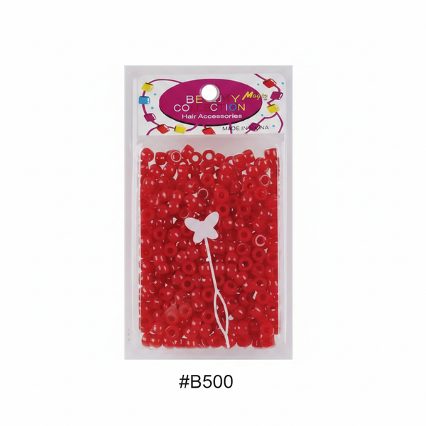 Beauty Magic Collection Hair Beads Red #B500
