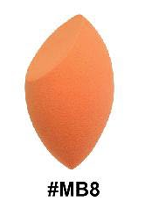 Beauty Essentials, Pointed Makeup Sponge, #MB8, Orange