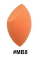 Beauty Essentials, Pointed Makeup Sponge, #MB8, Orange