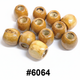 Natural Wood Beads Card — 24 Packs Beads #6064