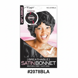 Breathable Satin Bonnet Large 20" #2078 - 3D Render 2