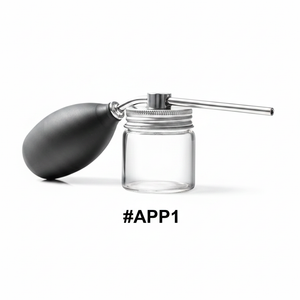Hair Fiber Spray Applicator Pump with Glass Jar #APP1