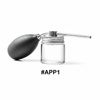 Hair Fiber Spray Applicator Pump with Glass Jar #APP1