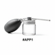 Hair Fiber Spray Applicator Pump with Glass Jar & Bulb #APP1