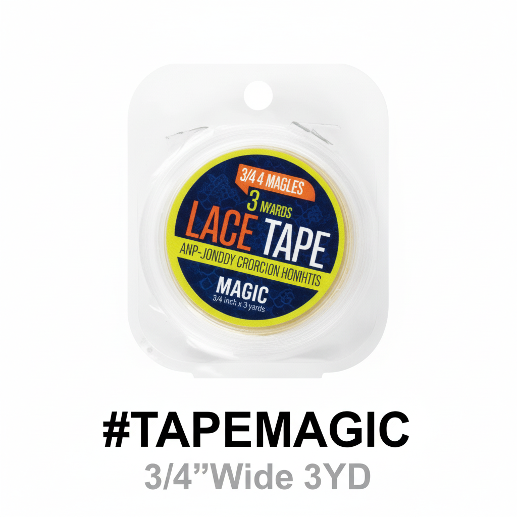Magic Lace Tape 3/4 inch x 3 yards #TAPEMAGIC