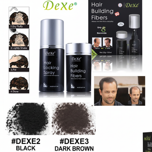 DexE Hair Building Fibers full kit overview