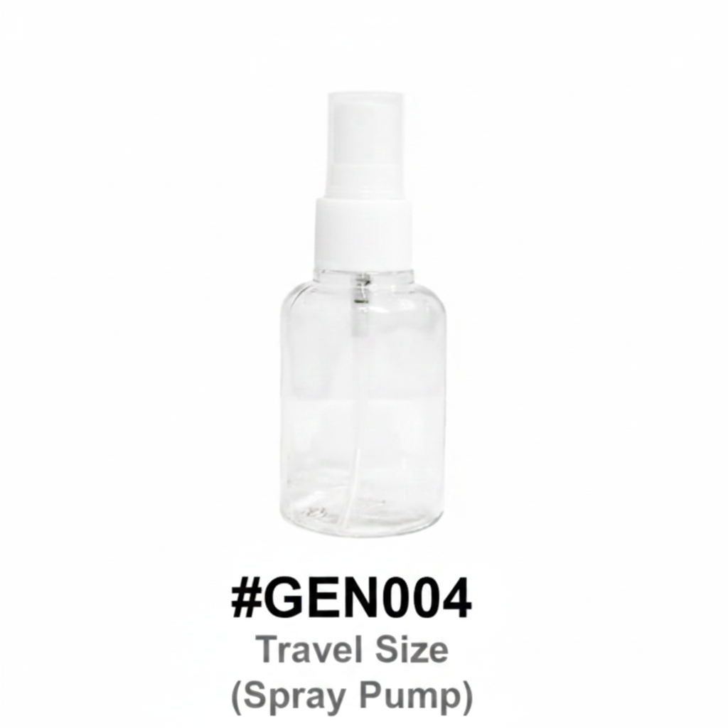 Travel Size Spray Pump Bottle #GEN004