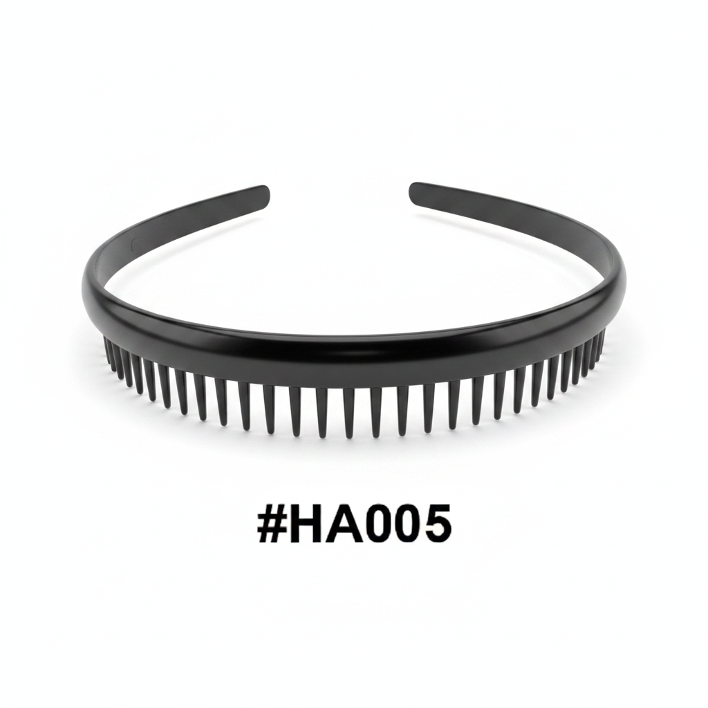 Black Comb Teeth Hair Band #HA005