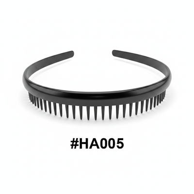 Black Comb Teeth Hair Band #HA005