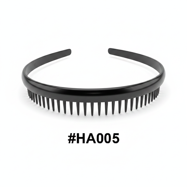 Black Comb Teeth Hair Band #HA005