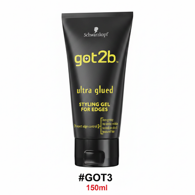 Schwarzkopf Got2b Ultra Glued Styling Gel for Edges 150ml #GOT3