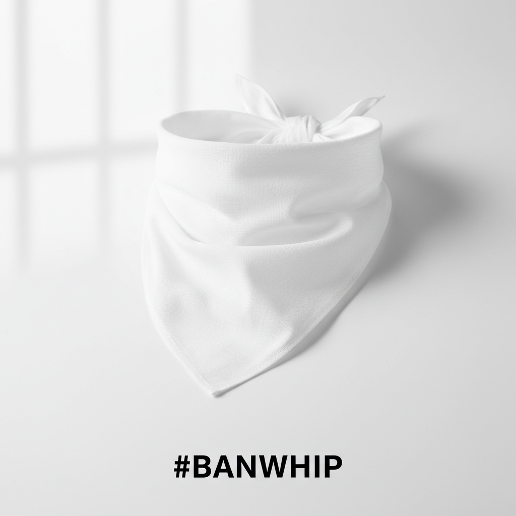 Plain White Bandana #BANWHIP