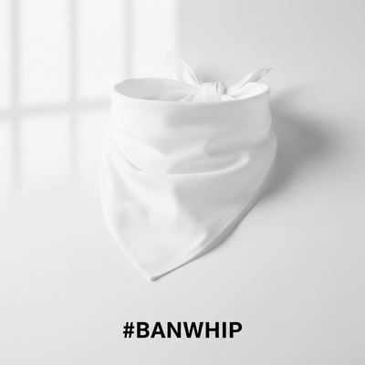 Plain White Bandana #BANWHIP