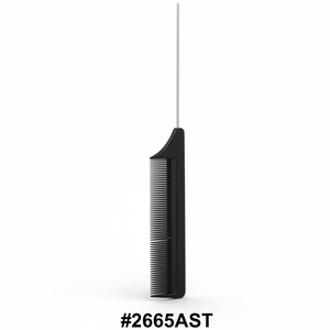 Stella Collection Pin Tail Comb #2665AST Black
