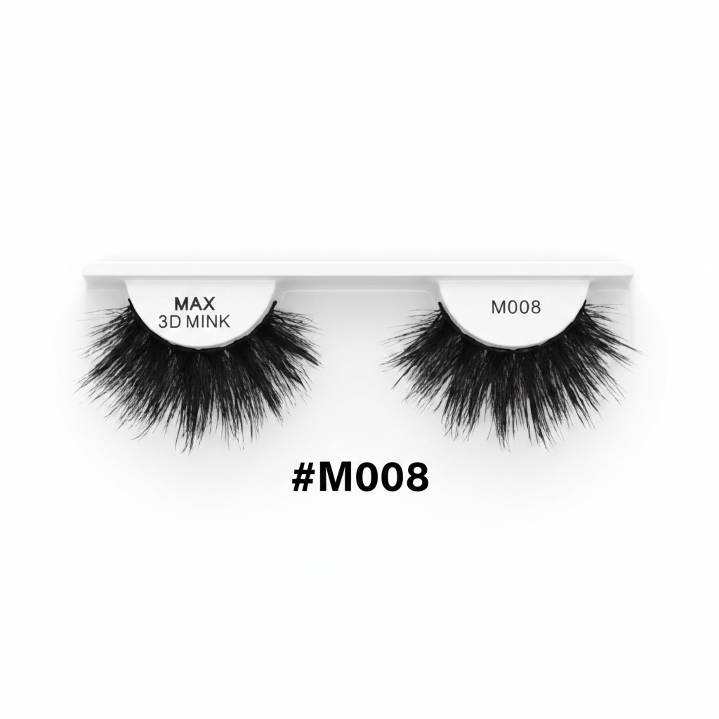 Wink'O #M008 25mm 3D Faux Mink Lashes – MAX 3D Mink