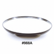 Round Salon Hand Mirror with Back Handle & Chrome Rim #988A