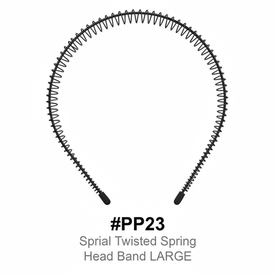 Spiral Twisted Spring Head Band Large #PP23