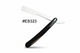 Plastic No Blade Straight Razor Shavette with Black Handle #ES323
