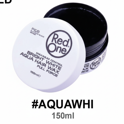 Red One Maximum Control Bright White Aqua Hair Wax Full Force 150ml #AQUAWHI
