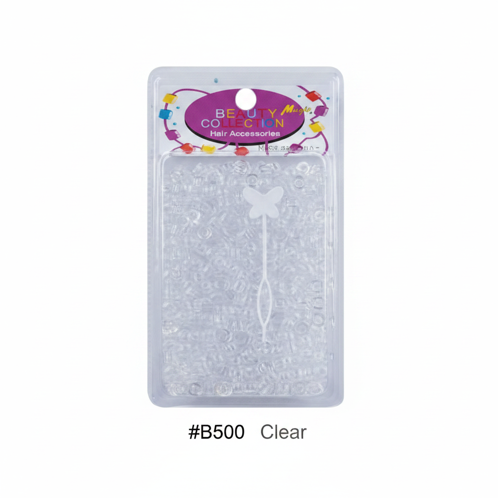 Beauty Magic Collection Hair Beads Clear #B500