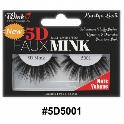 Wink'O Marilyn Lash #5D5001 5D Faux Mink Eyelash – Multi-Layer Effect