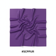 Silky Plain Scarf 90x90cm – Purple #SCPPUR