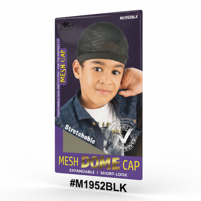 Murry Collection Kids Mesh Dome Cap Black M1952BLK