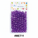 Murry Collection Jumbo Purple Hair Beads Hair Accessory #MET11
