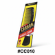 Black Ice Carbon Composite Handle Comb 8.5" #CC0110