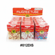 Filigree Tube Bead Counter Display, Assorted Colours, #012DIS, 12pcs