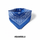 Royal Blue Printed Paisley Bandana #BANRBLU