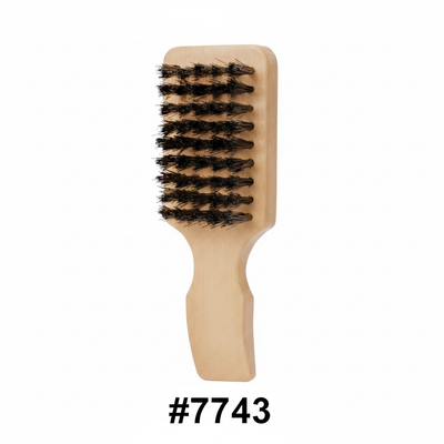 #7743 Magic Mini Brush with Handle – Boar Bristle