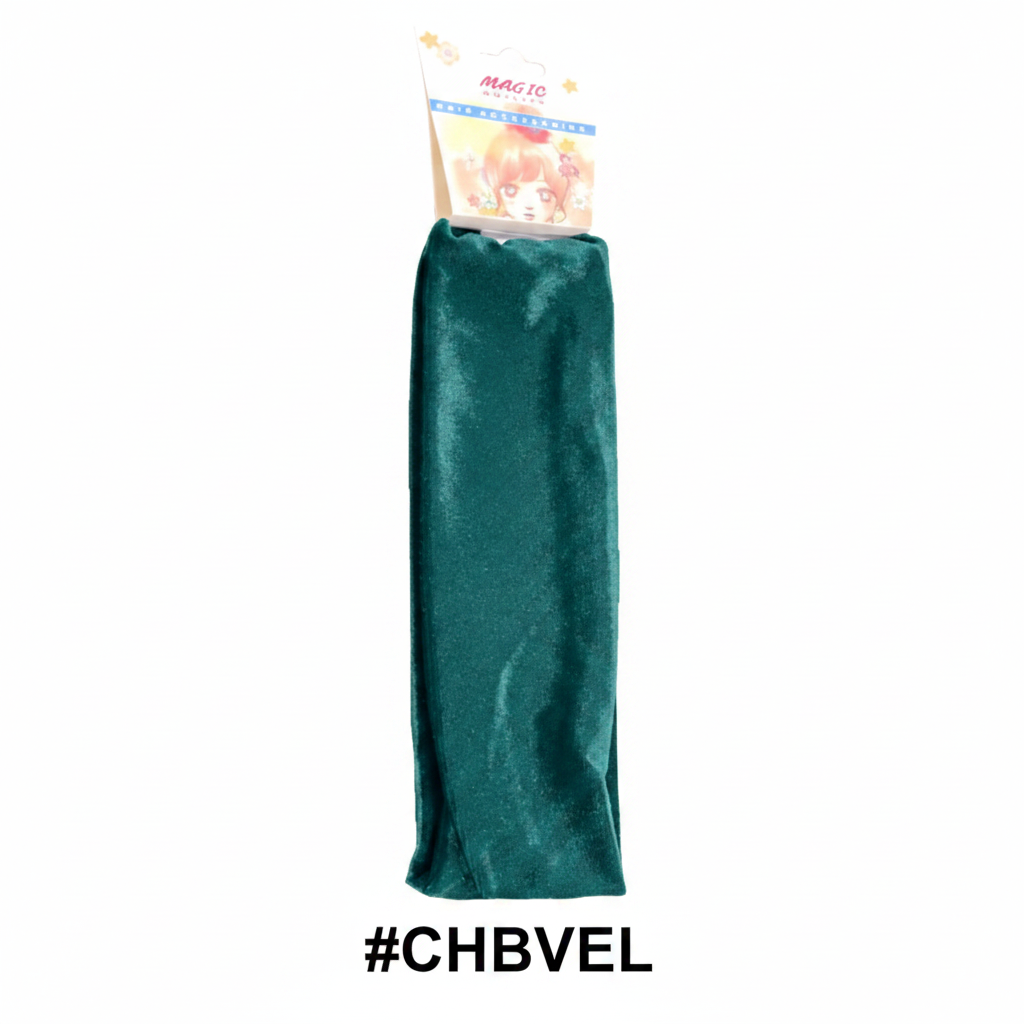 Magic Collection Velvet Hair Wrap in Teal