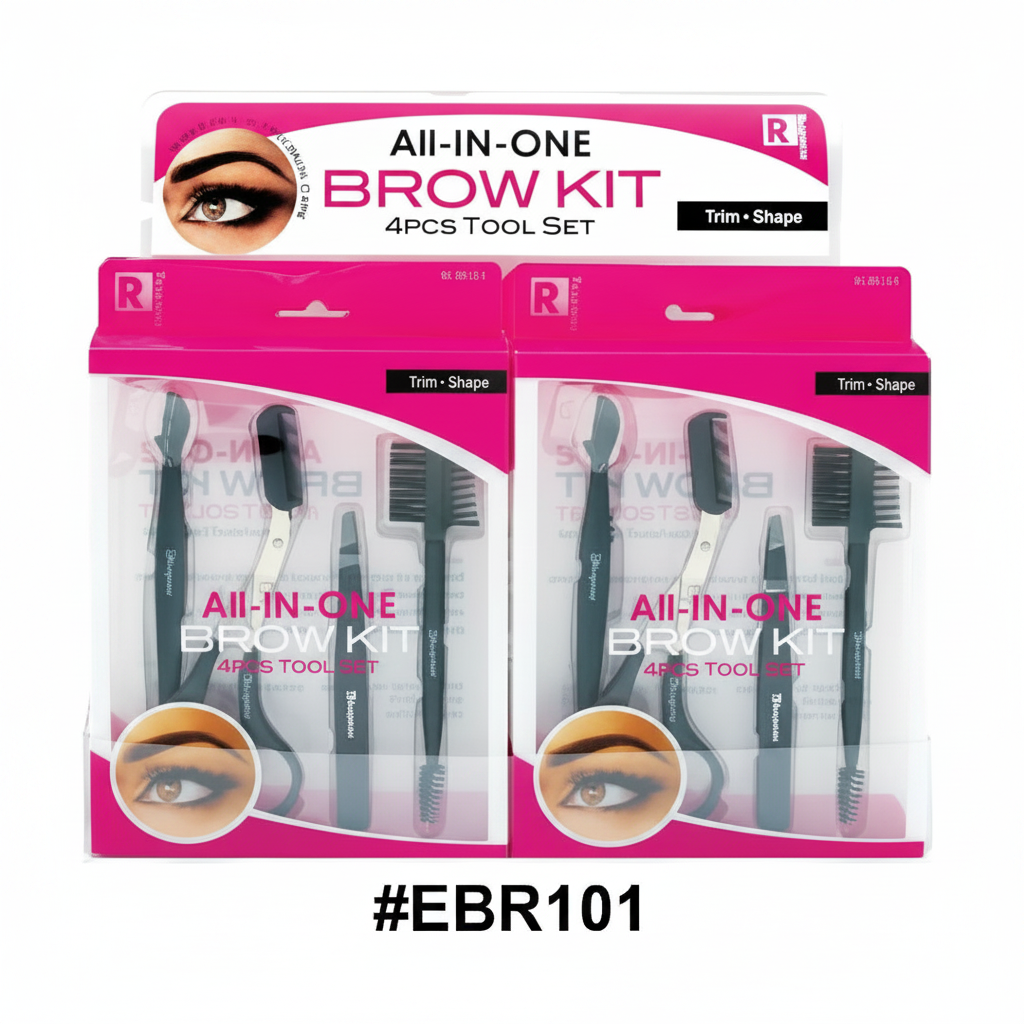 #EBR101 All-in-One Brow Kit 4pcs Tool Set
