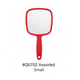 Small Square Handheld Mirror with Handle Assorted Colours #Q0702