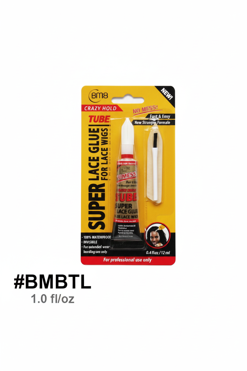 BMB Crazy Hold No Mess Tube Super Lace Glue for lace wigs 1.0floz #BMBTL