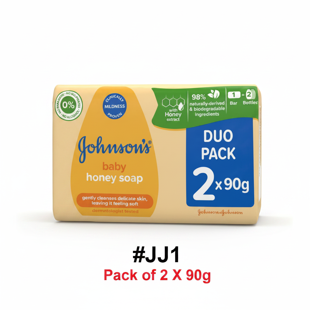 Johnson's Baby Honey Soap Duo Pack 2x90g #JJ1