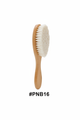 Soft Natural Bristle Barbers Neck Dusting Brush with Wooden Handle #PNB16