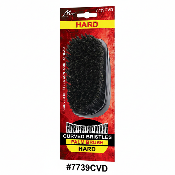Magic Quality Curved Bristles Palm Brush Hard #7739CVD