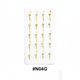 Gold Crystal Rhinestone Butterfly Nose Pins #N04G