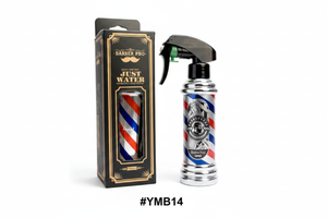 Barber Pro vintage barber pole spray bottle with black gift box packaging #YMB14