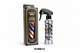 Barber Pro Just Water Vintage Barber Pole Fine Mist Spray Bottle #YMB14