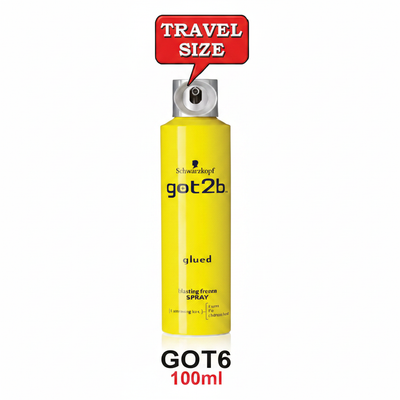 Schwarzkopf Got2b Glued Blasting Freeze Spray Travel Size 100ml #GOT6
