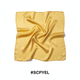 Silky Plain Scarf 90x90cm – Yellow #SCPYEL