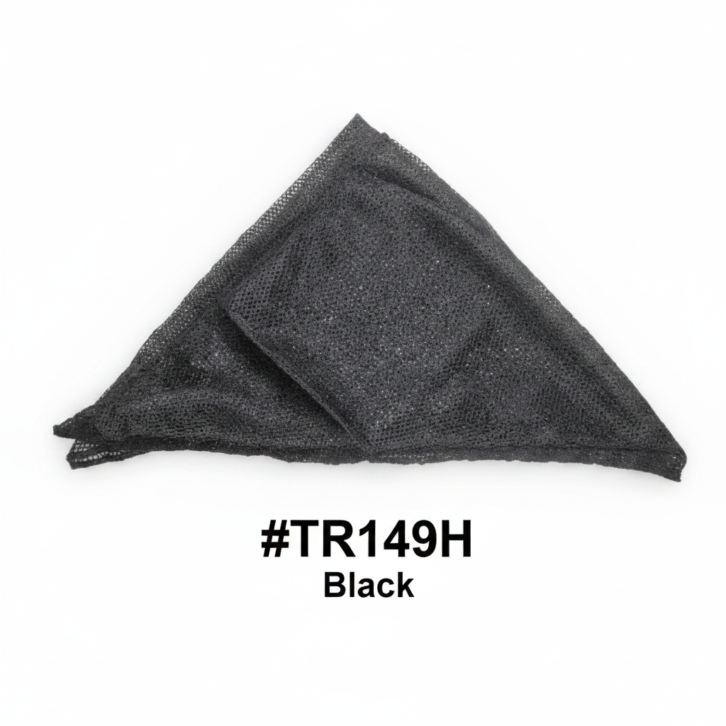 Triangle Hair Net Black #TR149H