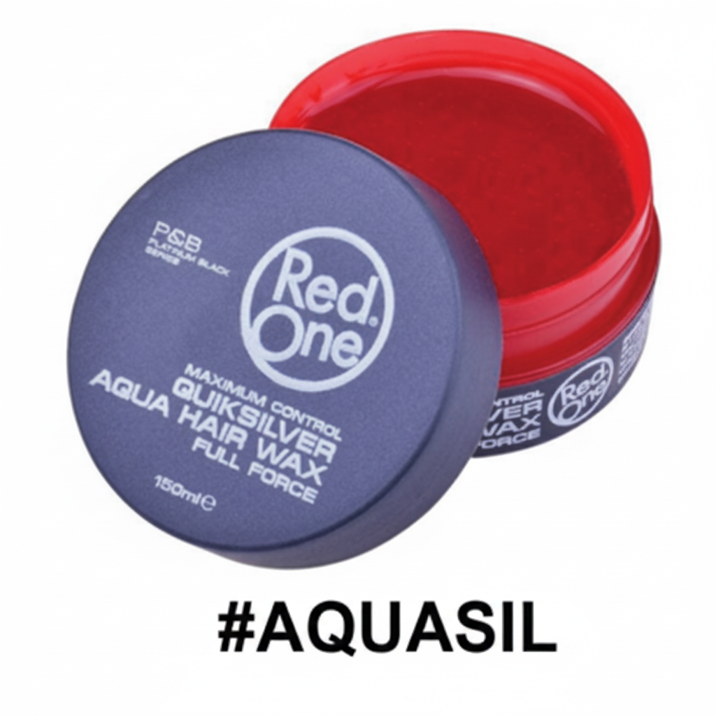 Red One Maximum Control Quicksilver Aqua Hair Wax Full Force 150ml #AQUASIL