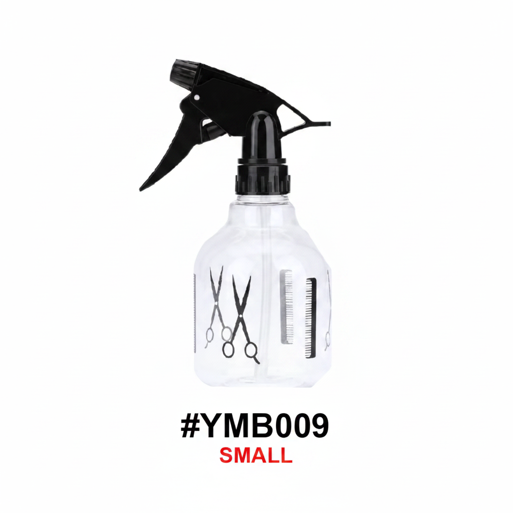Barber Spray Bottle Small with Scissors & Comb Print #YMB009
