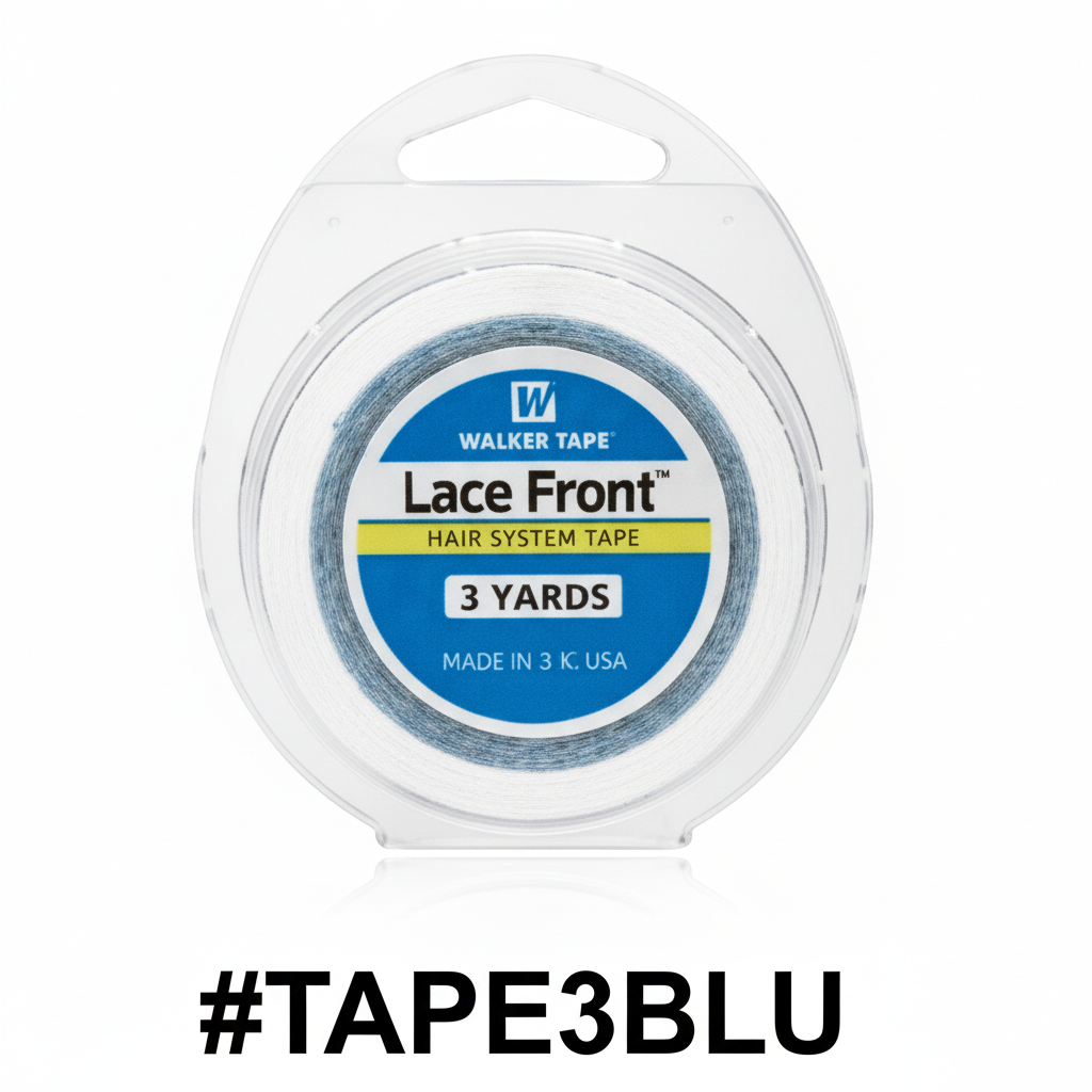 Walker Tape Lace Front hair system tape 3 yards blue #TAPE3BLU